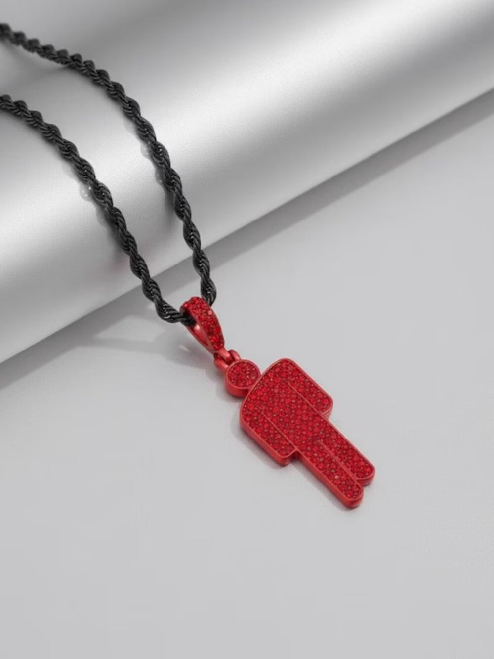 Red Blohsh Necklace - Billie Eilish Necklace - Music - Christmas Gifts - Y2K